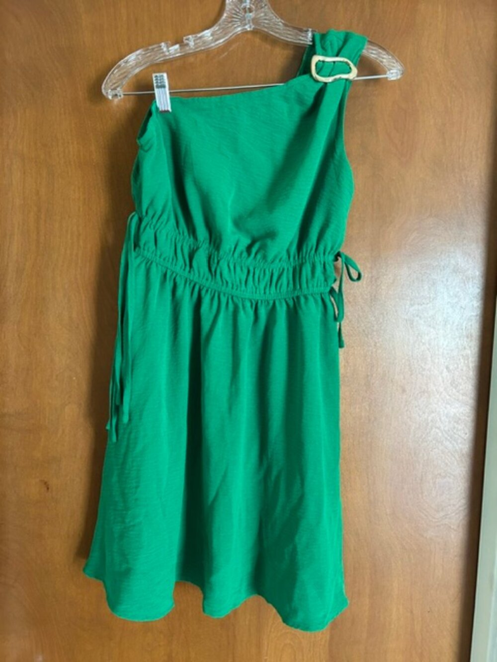 One Shoulder Beach Cover Up Dress Cupshee